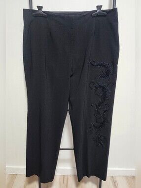 MXM Black Embellished Dress Pants